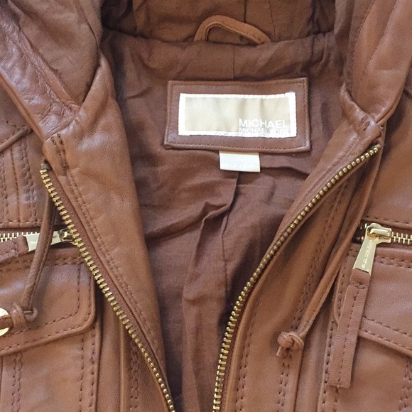 New Michael Kors leather jacket XS - Picture 4 of 4